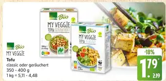 Marktkauf Edeka bio my veggie tofu classic Angebot