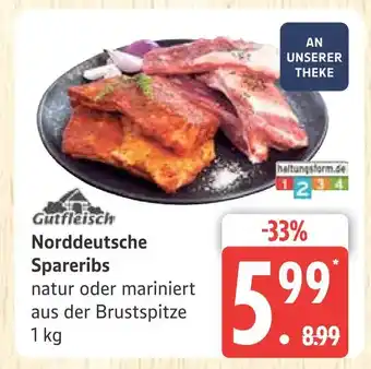 Marktkauf Gutfleisch norddeutsche spareribs Angebot