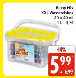 Marktkauf Bussy mix xxl wassereisbox Angebot
