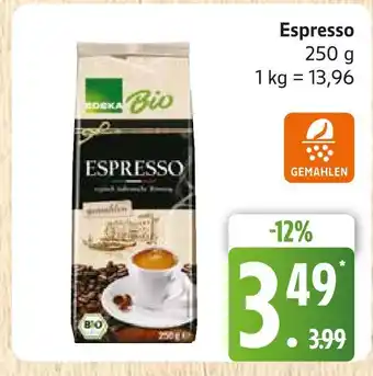 Marktkauf Edeka bio espresso Angebot