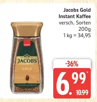 Marktkauf Jacobs gold instant kaffee Angebot