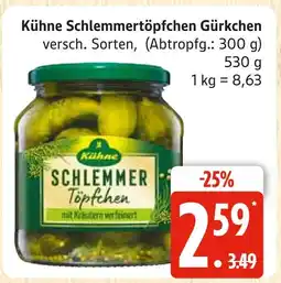 Marktkauf Kühne schlemmertöpfchen gürkchen Angebot