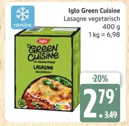 Marktkauf Iglo green cuisine lasagne vegetarisch Angebot