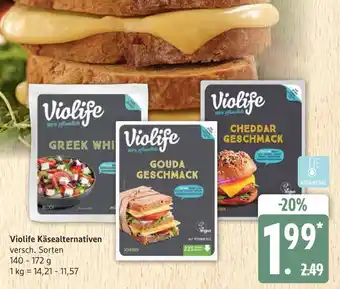 Marktkauf Violife käsealternativen Angebot