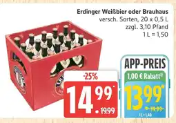 Marktkauf Erdinger weißbier oder brauhaus Angebot