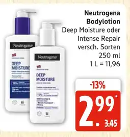 Marktkauf Neutrogena deep moisture Angebot