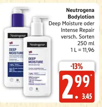 Marktkauf Neutrogena deep moisture Angebot