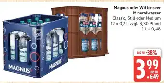 Marktkauf Magnus magnus oder wittenseer mineralwasser Angebot