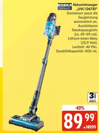 Marktkauf Edeka zuhause akkustielsauger Angebot