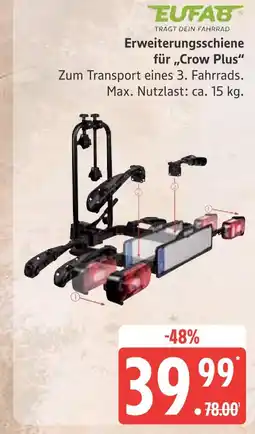 Marktkauf Eufab erweiterungsschiene für „crow plus“ Angebot