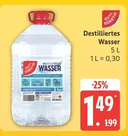 Marktkauf Gut & günstig destilliertes wasser Angebot