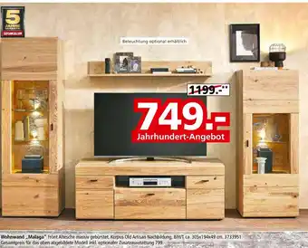 Segmüller Wohnwand malaga Angebot