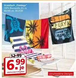 Segmüller Strandtuch flamingo Angebot