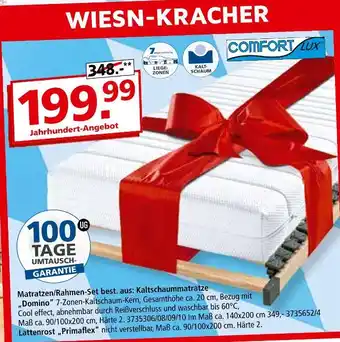 Segmüller Comfort lux matratzen/rahmen-set Angebot