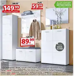 Segmüller Garderobenprogramm „merano“ Angebot