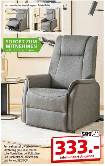 Segmüller Fernsehsessel Angebot