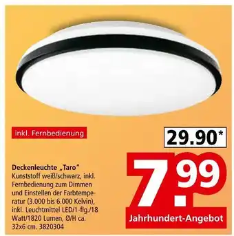 Segmüller Deckenleuchte „taro“ Angebot