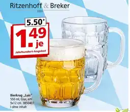 Segmüller Ritzenhoff & breker bierkrug „luis“ Angebot