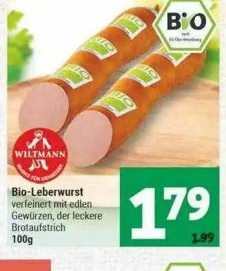 Marktkauf Wiltmann Bio-leberwurst Angebot