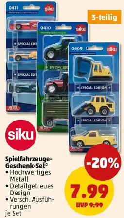 PENNY Siku Spielfahrzeuge Geschenk-Set Angebot