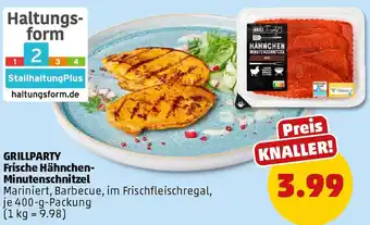 PENNY GRILLPARTY Frische Hähnchen Minutenschnitzel Angebot