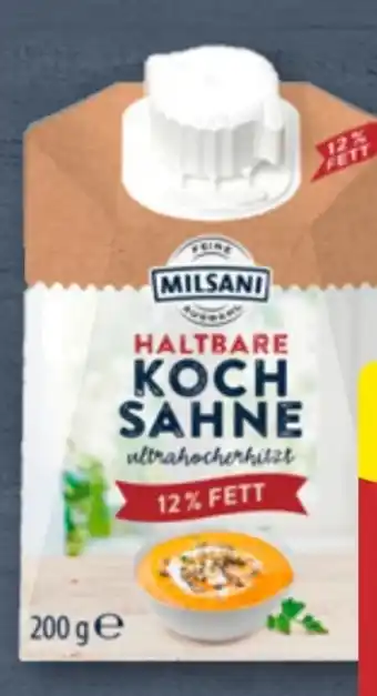 Aldi Nord Milsani Haltbare Kochsahne Angebot