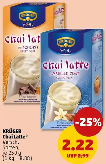 PENNY KRÜGER Chai Latte Angebot