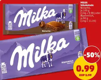 PENNY MILKA Schokolade Angebot