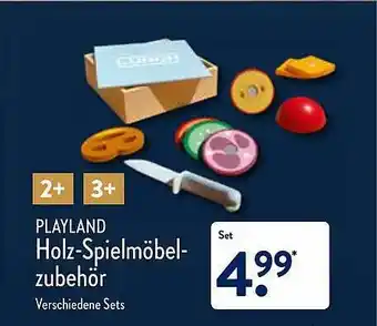 Aldi Nord Playland Holz-spielmöbelzubehör Angebot