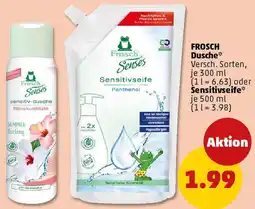 PENNY FROSCH Dusche oder Sensitivseife Angebot