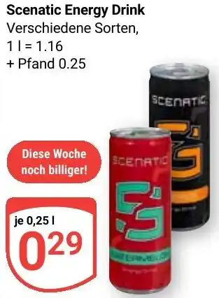 Globus Scenatic Energy Drink Angebot