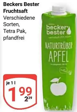 Globus Beckers Bester Fruchtsaft Angebot