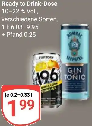 Globus Ready to Drink-Dose Angebot