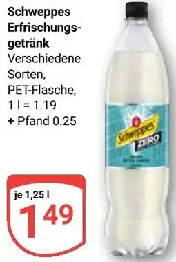 Globus Schweppes Erfrischungsgetränk Angebot