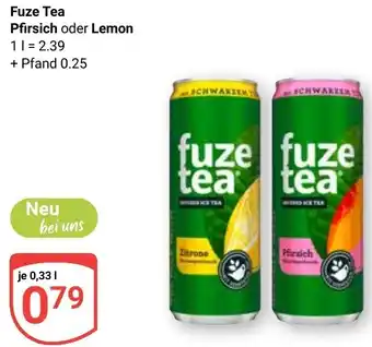 Globus Fuze Tea Pfirsich oder Lemon Angebot