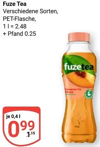 Globus Fuze Tea Angebot
