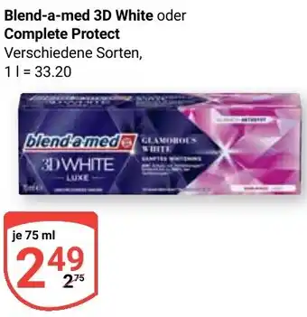 Globus Blend-a-med 3D White oder Complete Protect Angebot