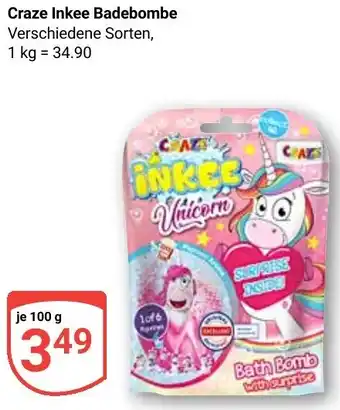 Globus Craze Inkee Badebombe Angebot