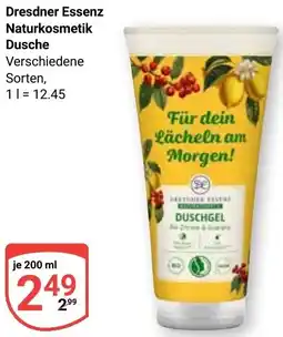 Globus Dresdner Essenz Naturkosmetik Dusche Angebot