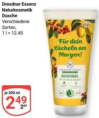 Globus Dresdner Essenz Naturkosmetik Dusche Angebot