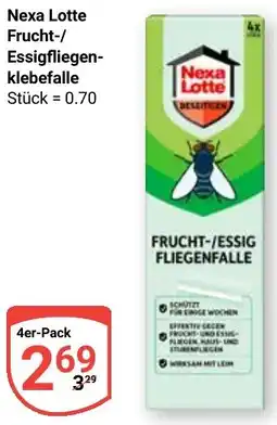 Globus Nexa Lotte Frucht-/ Essigfliegenklebefalle Angebot