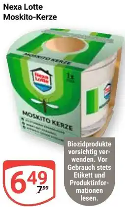 Globus Nexa Lotte Moskito-Kerze Angebot