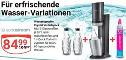 Globus Sodastream Wassersprudler Crystal Vorteilspack Angebot