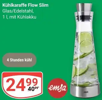 Globus Emsa Kühlkaraffe Flow Slim Angebot