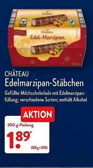 Aldi Nord Château Edelmarzipan-stäbchen Angebot