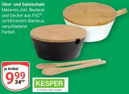 Globus KESPER Obst- und Salatschale Angebot
