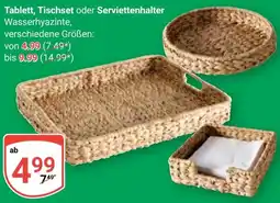 Globus Tablett, Tischset oder Serviettenhalter Angebot