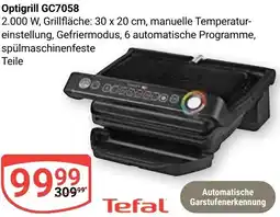 Globus Tefal Optigrill GC7058 Angebot