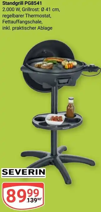 Globus SEVERIN Standgrill PG8541 Angebot