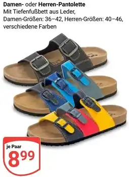 Globus Damen oder Herren-Pantolette Angebot